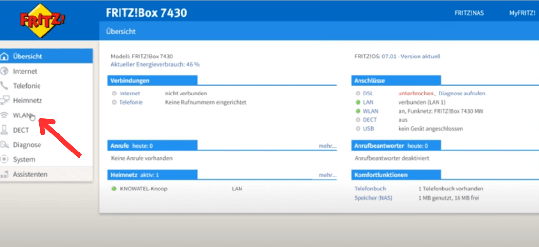 WLAN 192.168.178.1